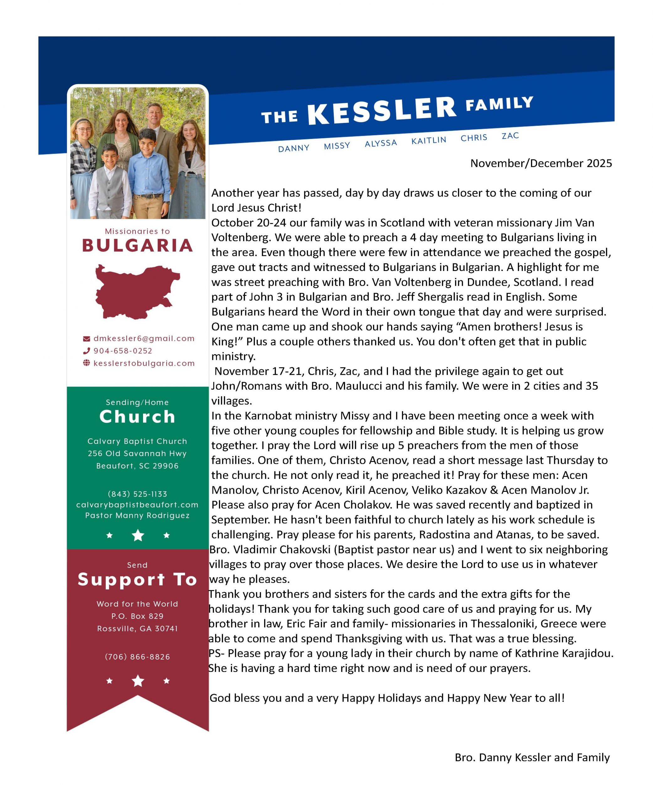 November December 2025